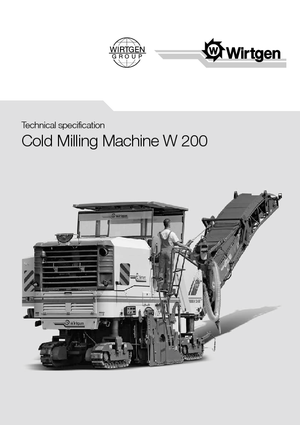 Burkolatmarók Wirtgen W 200