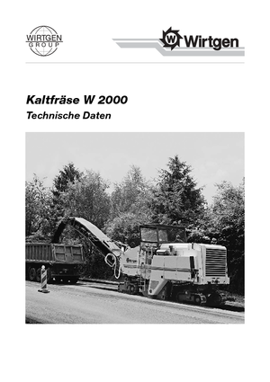 Burkolatmarók Wirtgen W 2000