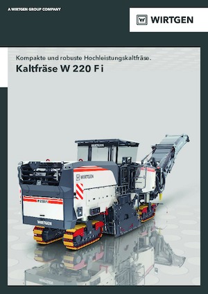 Burkolatmarók Wirtgen W 220 Fi