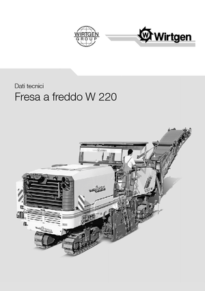 Burkolatmarók Wirtgen W 220
