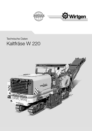 Burkolatmarók Wirtgen W 220