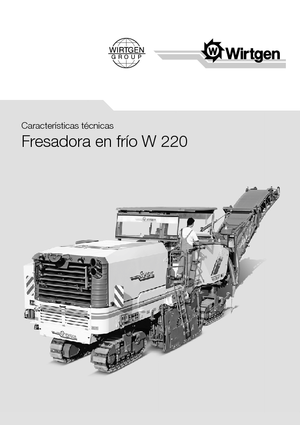 Burkolatmarók Wirtgen W 220