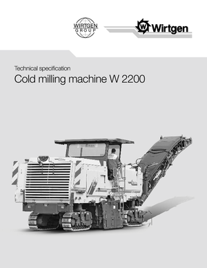 Burkolatmarók Wirtgen W 2200