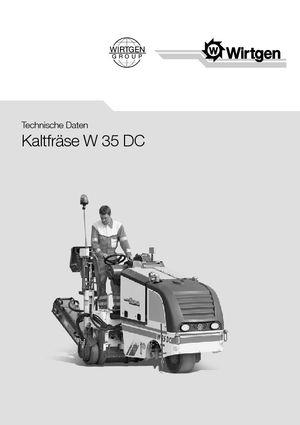 Burkolatmarók Wirtgen W 35 DC