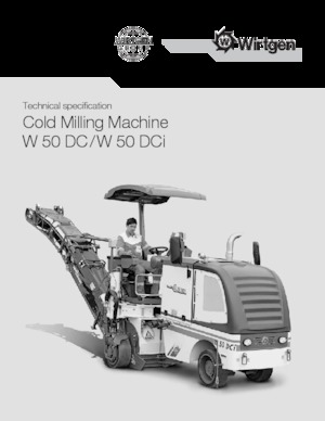 Burkolatmarók Wirtgen W 50 DCi