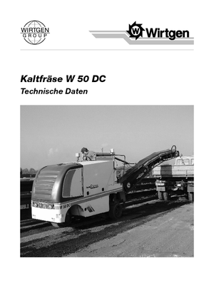 Burkolatmarók Wirtgen W 50 DC