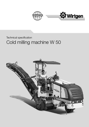 Burkolatmarók Wirtgen W 50