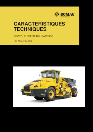 Burkolatújrahasznostók / hideg újrahasznostók Bomag RS 460