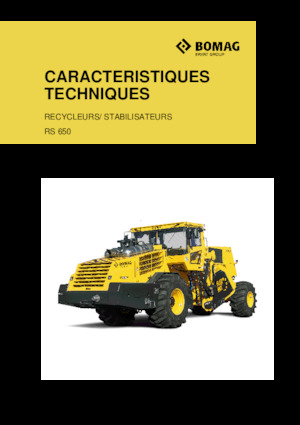 Burkolatújrahasznostók / hideg újrahasznostók Bomag RS 650