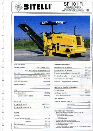 Burkolatmarók Bitelli SF 101 R