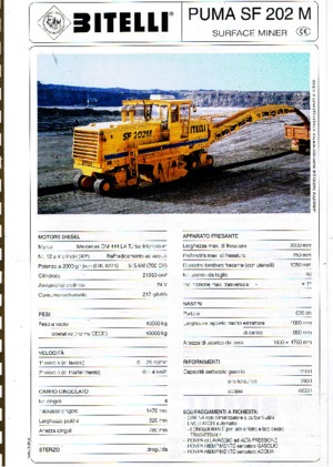 Burkolatmarók Bitelli SF 202 M