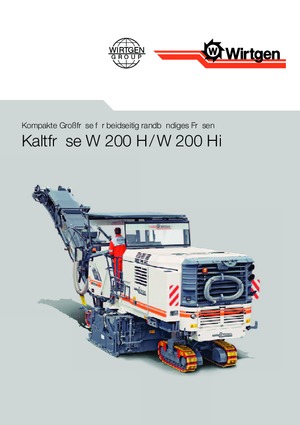 Burkolatmarók Wirtgen W 200 Hi