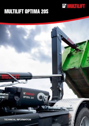 Konténer-emelőhorgos tehergépkocsik Multilift Optima 20 S 59