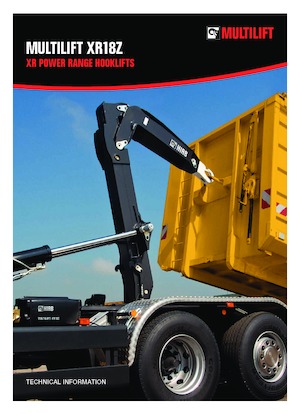 Konténer-emelőhorgos tehergépkocsik Multilift XR 18 Z 61