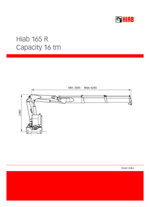 Gördülő rakodódaruk Hiab 165 R-F3