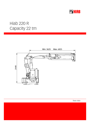 Gördülő rakodódaruk Hiab 220 R-F2