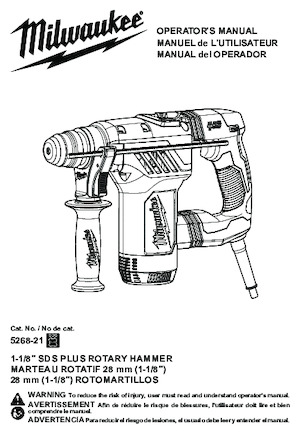 Fűrókalapácsok Milwaukee 5268-21
