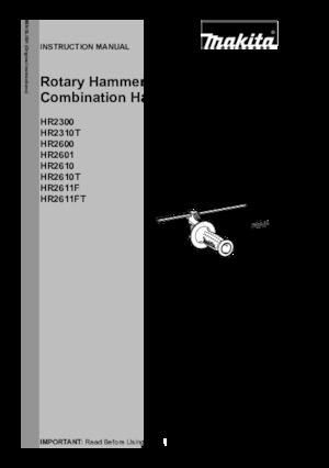 Fűrókalapácsok Makita HR2300X6
