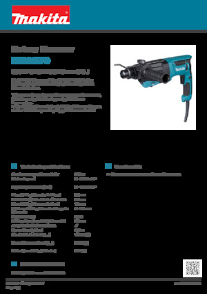 Fűrókalapácsok Makita HR2670