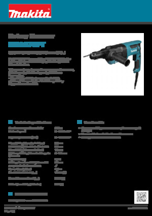 Fűrókalapácsok Makita HR2670FT