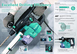 Fűrókalapácsok Makita HR3011FC