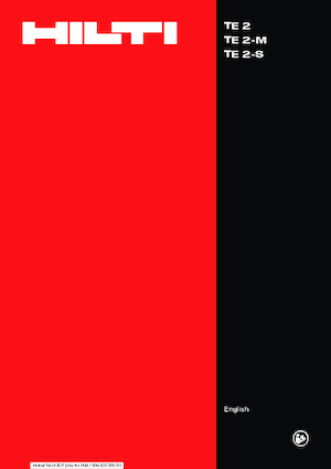 Fűrókalapácsok Hilti TE 2