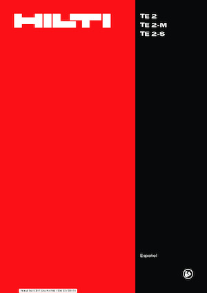 Fűrókalapácsok Hilti TE 2