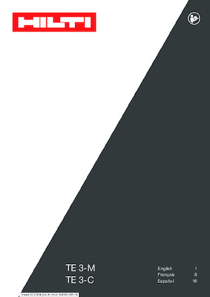 Fűrókalapácsok Hilti TE 3-C