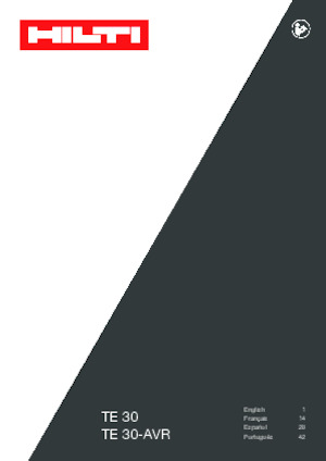 Fűrókalapácsok Hilti TE 30