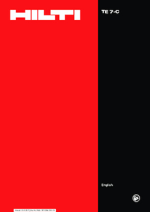 Fűrókalapácsok Hilti TE 7-C 