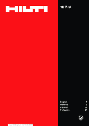 Fűrókalapácsok Hilti TE 7-C 