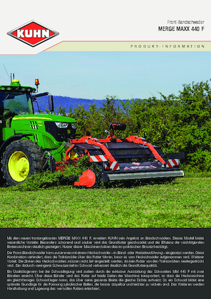 Rendsodrók Kuhn Merge Maxx 442 F 