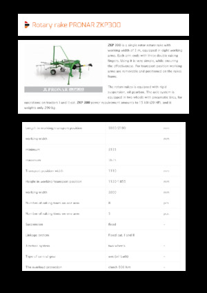 Rendsodrók Pronar ZKP 300 