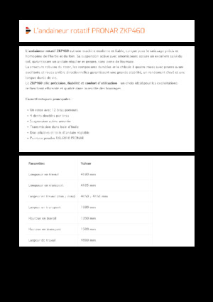 Rendsodrók Pronar ZKP 460