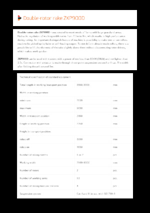 Rendsodrók Pronar ZKP 900D