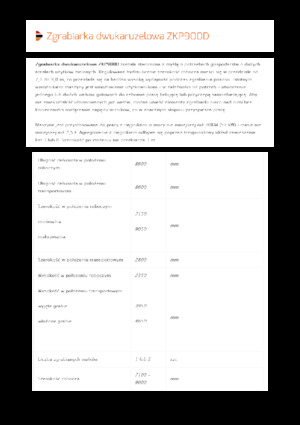 Rendsodrók Pronar ZKP 900D