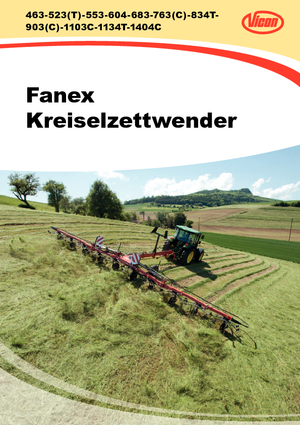 Rendterítők Vicon Fanex 604