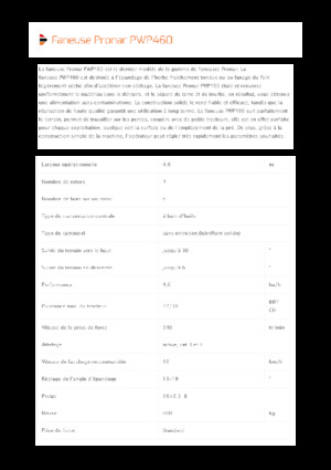 Rendterítők Pronar PWP 460