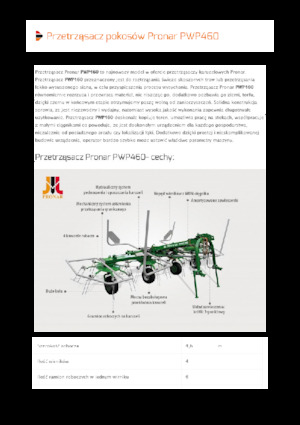Rendterítők Pronar PWP 460