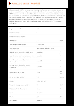 Rendterítők Pronar PWP 770