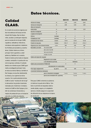 Rendterítők Claas Volto 870