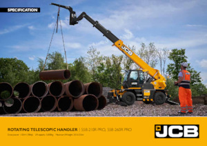 Forgó felsővázas teleszkóps rakodók JCB 558-260R PRO