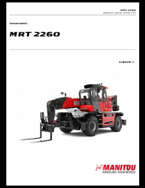 Forgó felsővázas teleszkóps rakodók Manitou MRT 2260-360 160 Y