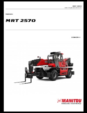 Forgó felsővázas teleszkóps rakodók Manitou MRT 2570-360 175 Y
