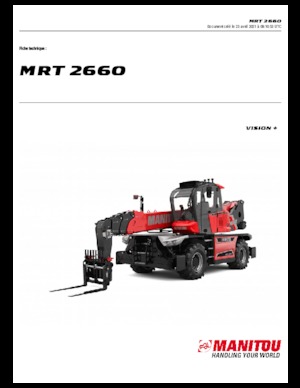 Forgó felsővázas teleszkóps rakodók Manitou MRT 2660-360 160 Y