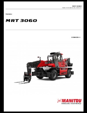 Forgó felsővázas teleszkóps rakodók Manitou MRT 3060-360 175 Y