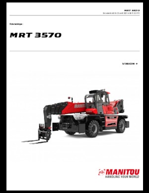 Forgó felsővázas teleszkóps rakodók Manitou MRT 3570-360 210 Y