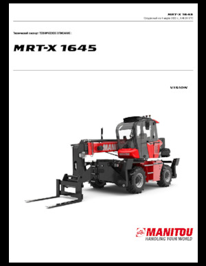 Forgó felsővázas teleszkóps rakodók Manitou MRT-X 1645