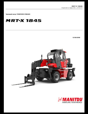 Forgó felsővázas teleszkóps rakodók Manitou MRT-X 1845