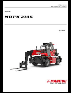 Forgó felsővázas teleszkóps rakodók Manitou MRT-X 2145